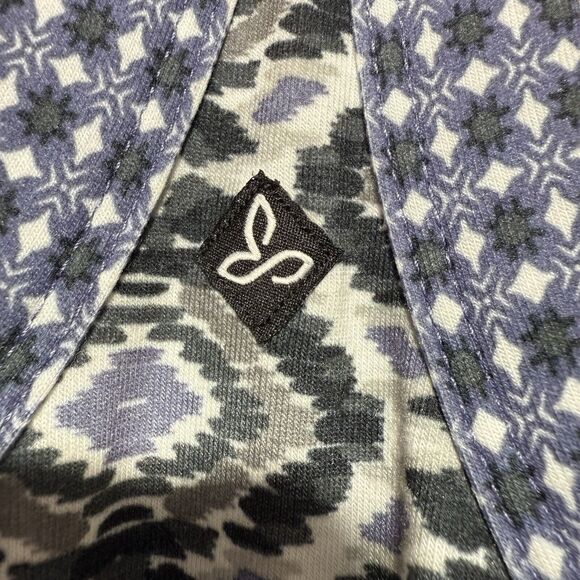 Prana Racerback Midi Dress Women’s Size S Geometric Print Sleeveless - Picture 4 of 8